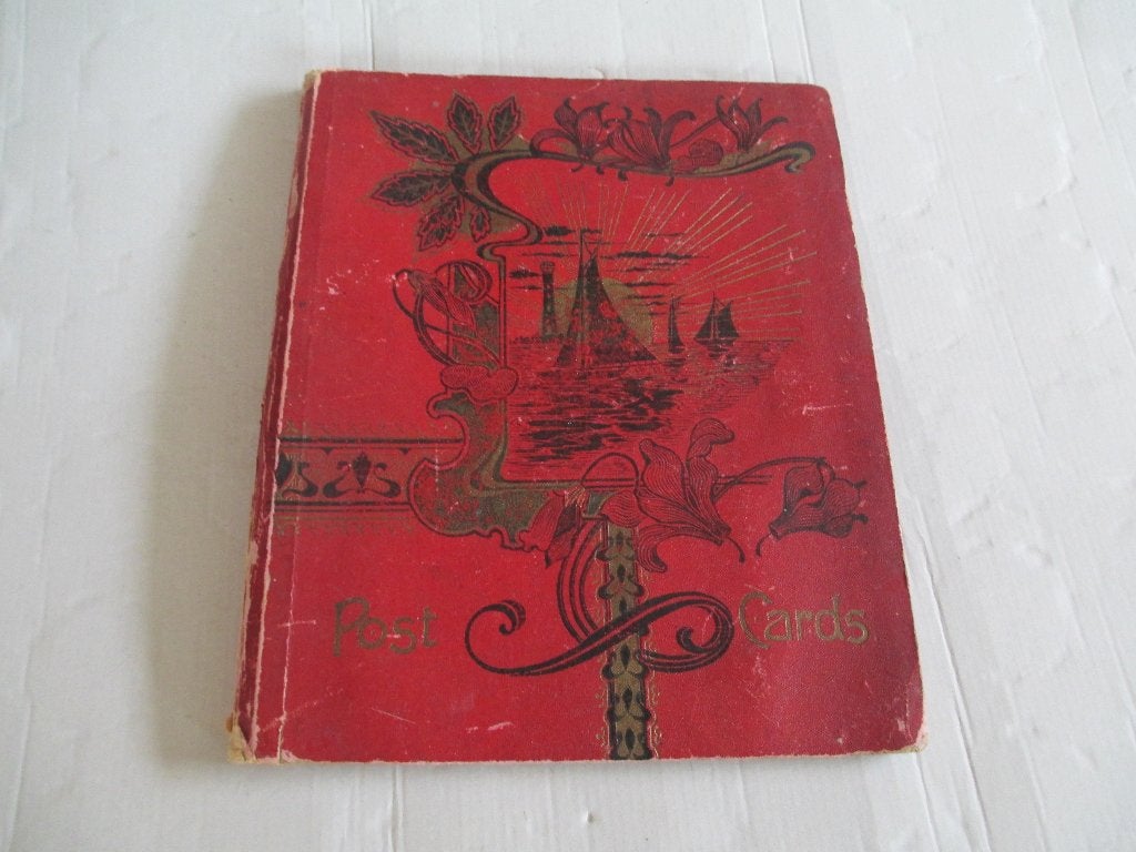 antiek fotoalbum van rond 1900, Antiek en Kunst, Ophalen of Verzenden