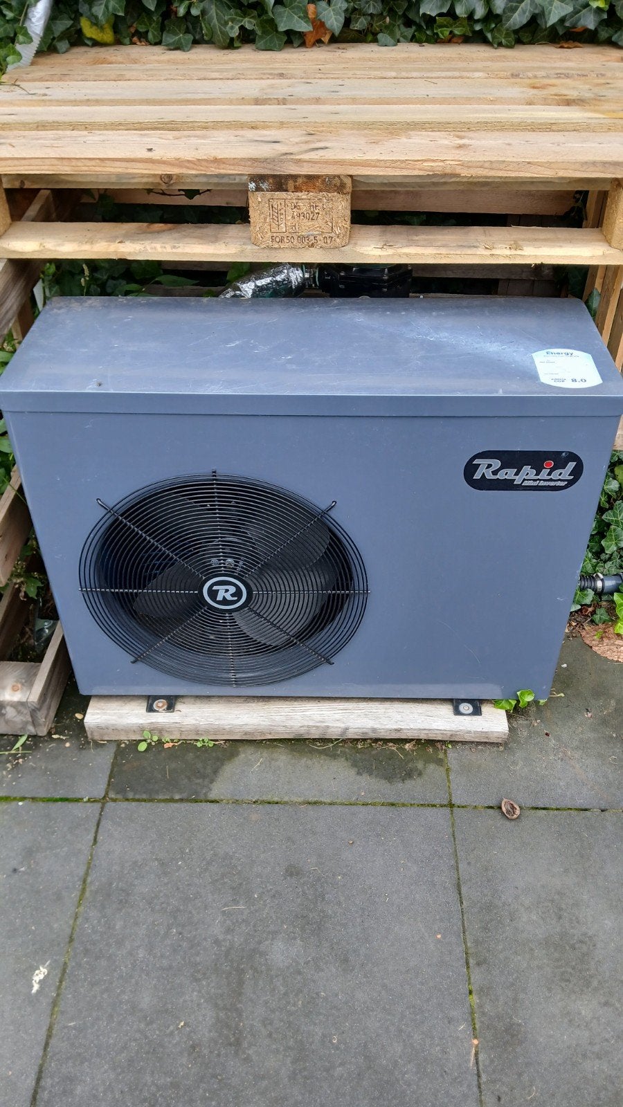 Zwembad warmtepomp COP 8.0, Tuin en Terras, Ophalen, Gebruikt