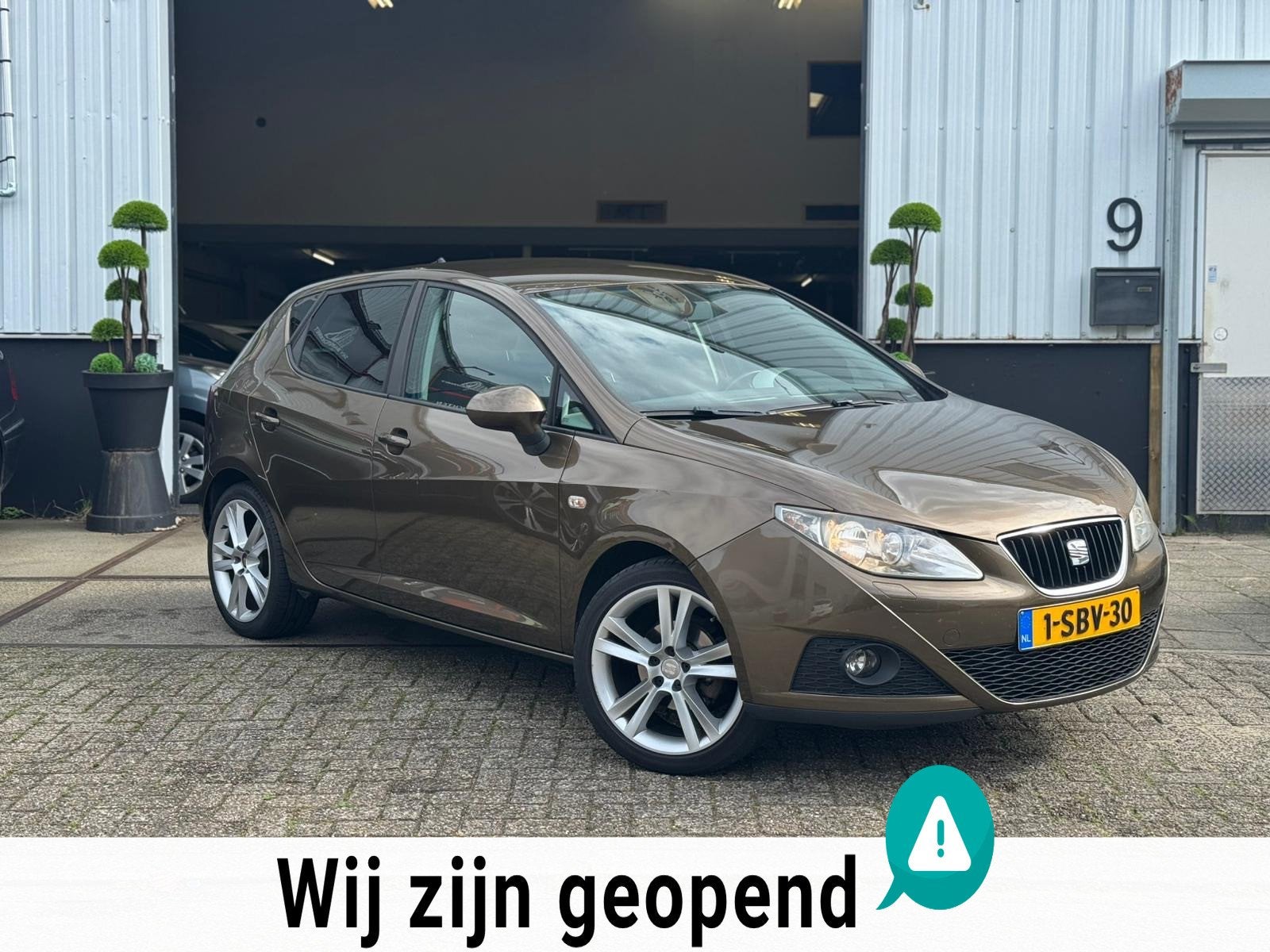Seat Ibiza | 1.2 | TSI | Sport | 2012 | Uniek Bruin | Boekje, Voorwielaandrijving, Euro 5, Bruin, 995 kg