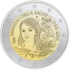 2 Euro Italie 2018 - Ministerie van Gezondheid - UNC, Verzenden, Italië, 2 euro, Losse munt