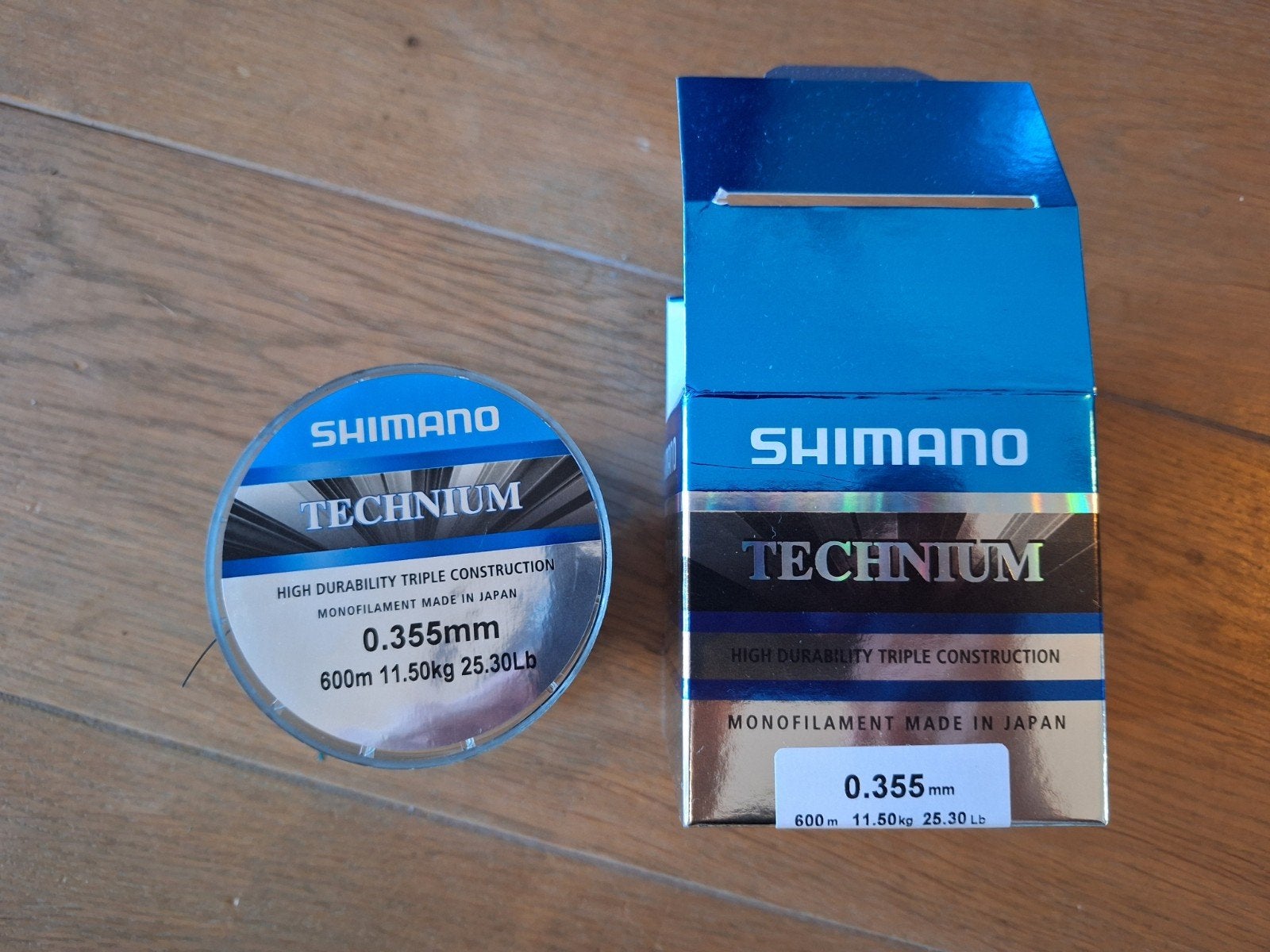 Shimano Technium A Mono Grey 0.355mm 11.5kg - ca. 400m, Ophalen of Verzenden, Nieuw, Vislijn
