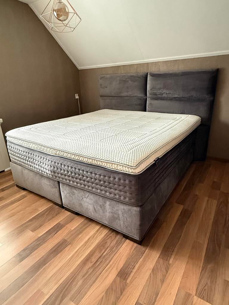 Swiss Sense Boxspring 180x200 met Aeromax topper, Ophalen, Tweepersoons, Zo goed als nieuw, 180 cm