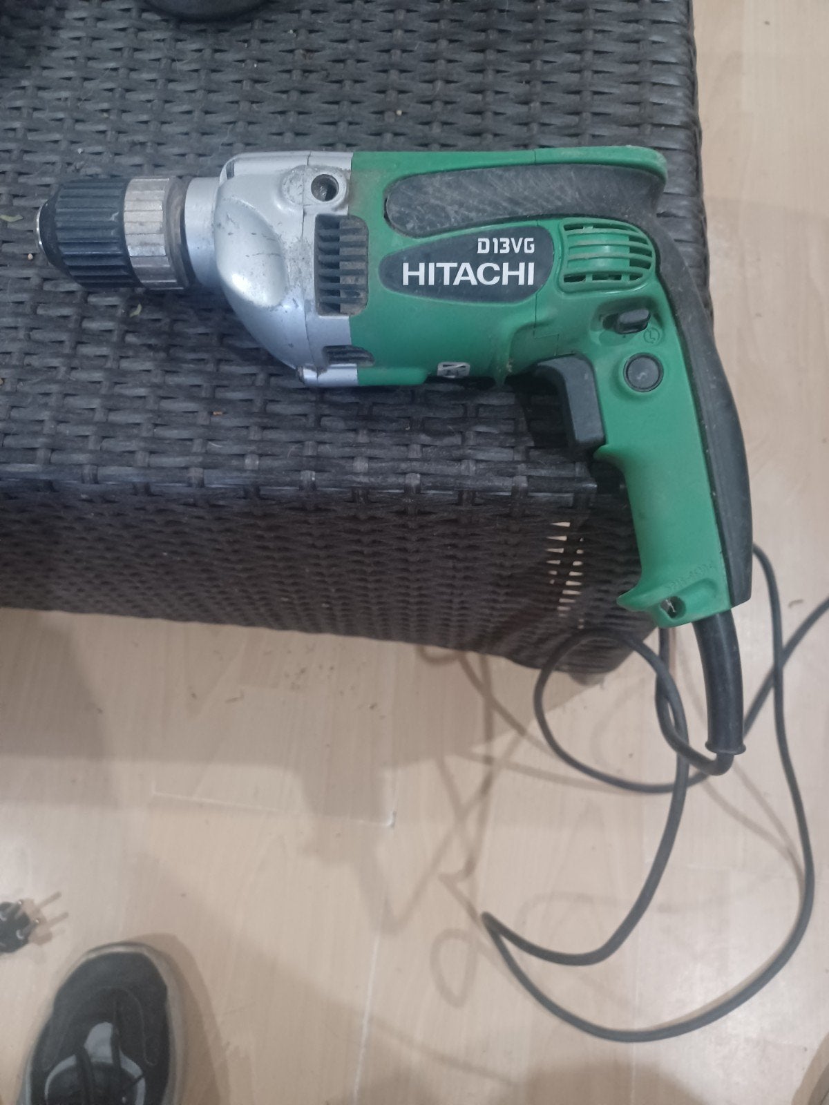 Hitachi D13VG Boormachine - Gebruikt, Ophalen, Gebruikt, 400 tot 600 watt, Boormachine