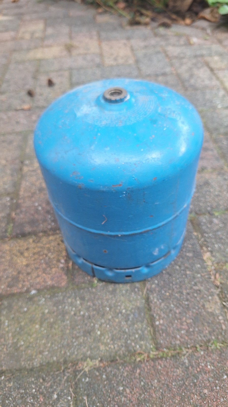 lege campinggaz 907 gasbus, Ophalen