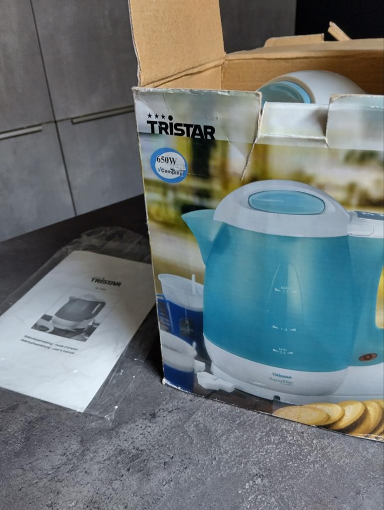 Tristar Waterkoker 650W - Ideaal voor Camping, Minder dan 1 liter, Ophalen, Gebruikt
