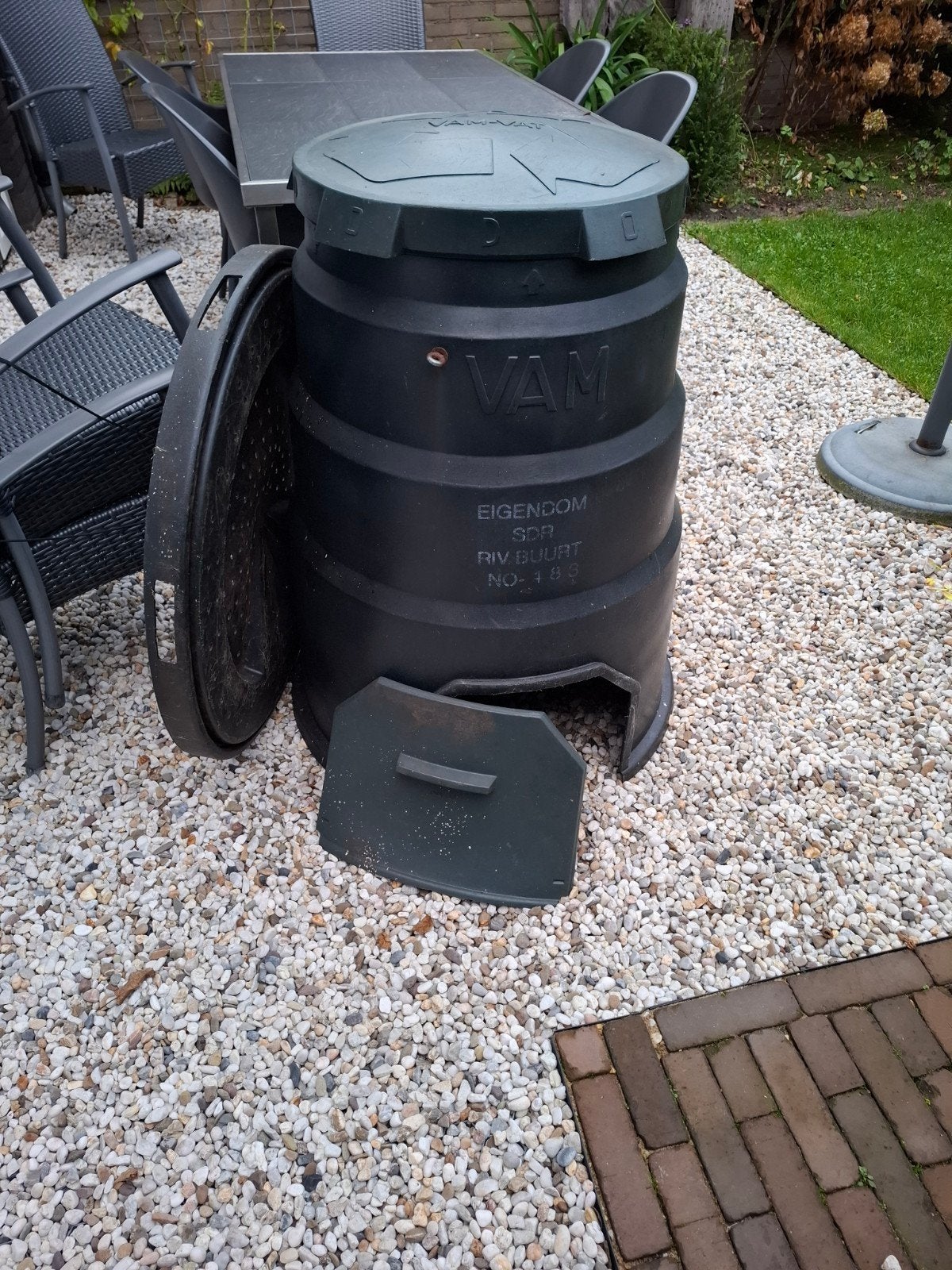 compostvat VAM, Tuin en Terras, Ophalen