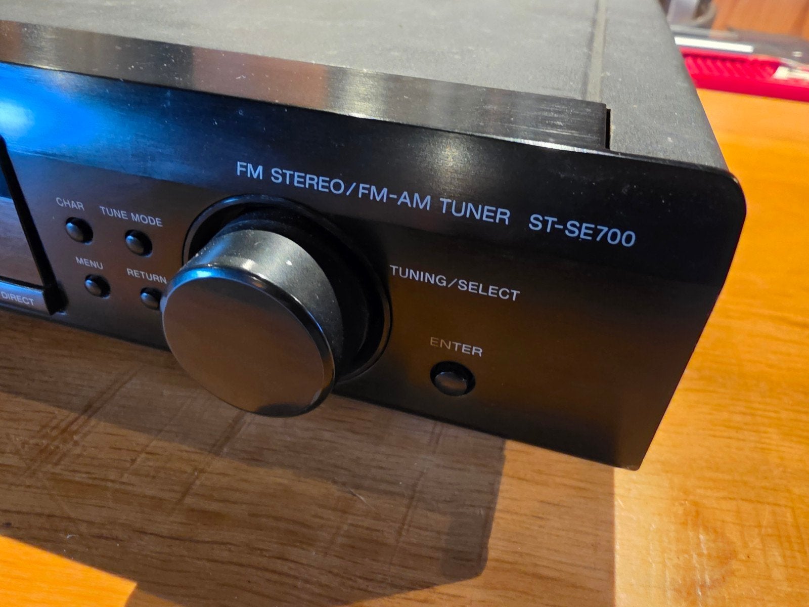 Sony ST-SE700 FM Stereo/FM-AM Tuner, Ophalen of Verzenden, Gebruikt, Analoog