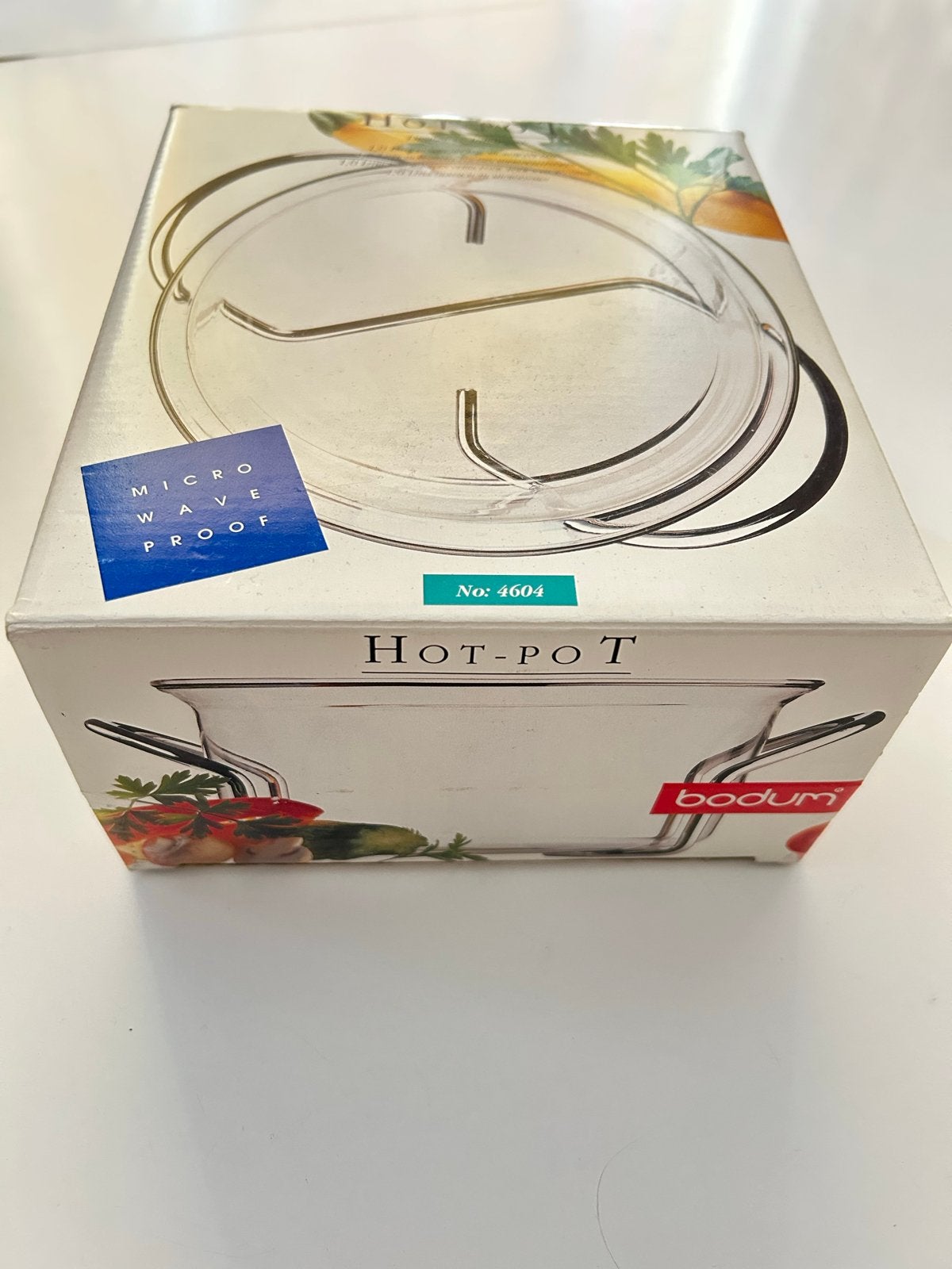 Bodum Hot Pot magnetronbestendige glazen schaal, Nieuw, Bodum, Ophalen of Verzenden, Glas