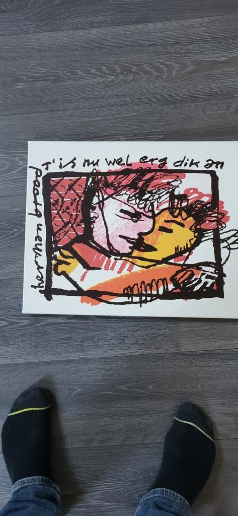 2 zeefdrukken van herman brood 50x40cm, Ophalen of Verzenden