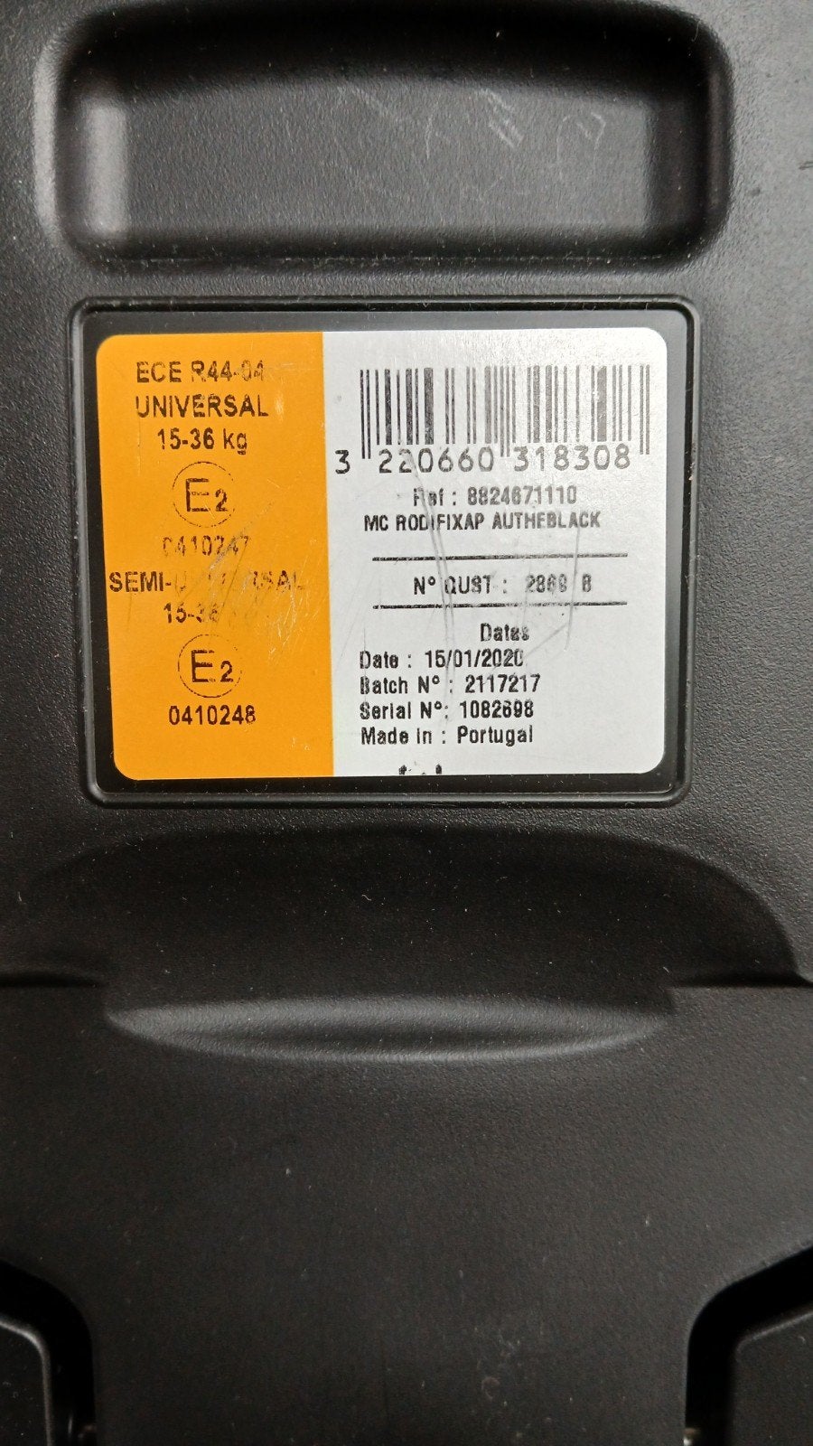 Maxi-Cosi RodiFix AP Autheblack Isofix kinderstoel, Ophalen, 15 t/m 36 kg, Verstelbare rugleuning, Zo goed als nieuw