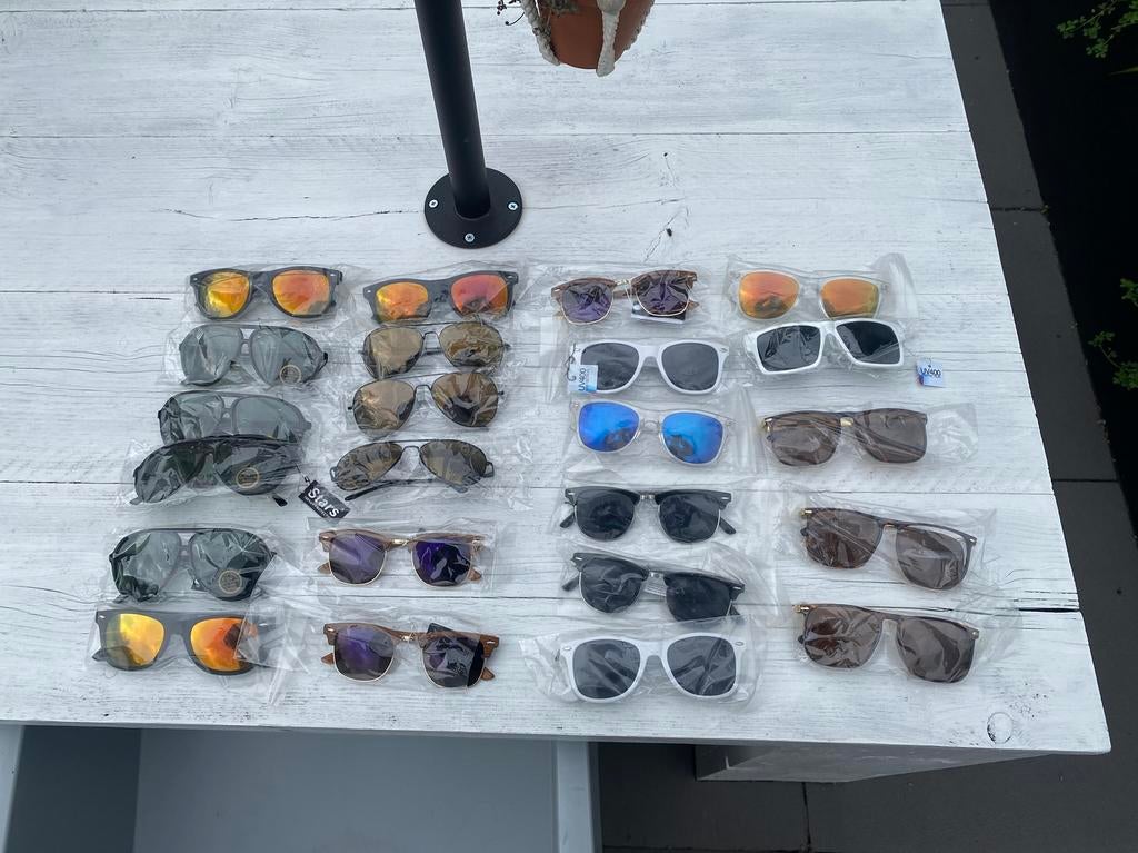 Koningsdag zonnebrillen partij, Sieraden, Tassen en Uiterlijk, Zonnebrillen en Brillen | Heren, Zonnebril, Overige kleuren, Nieuw