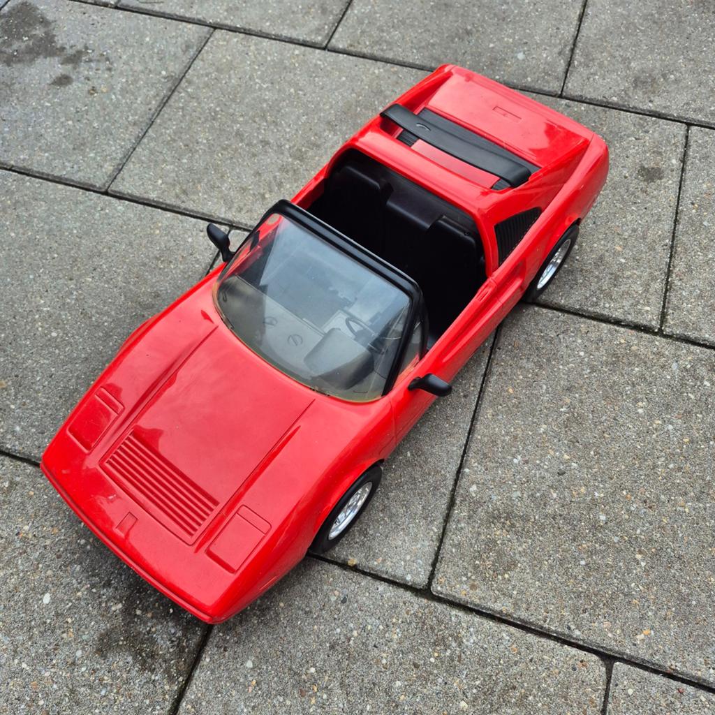 Vintage Ferrari speelgoedauto - Rood, Hobby en Vrije tijd, Modelbouw | Auto's en Voertuigen, Ophalen of Verzenden