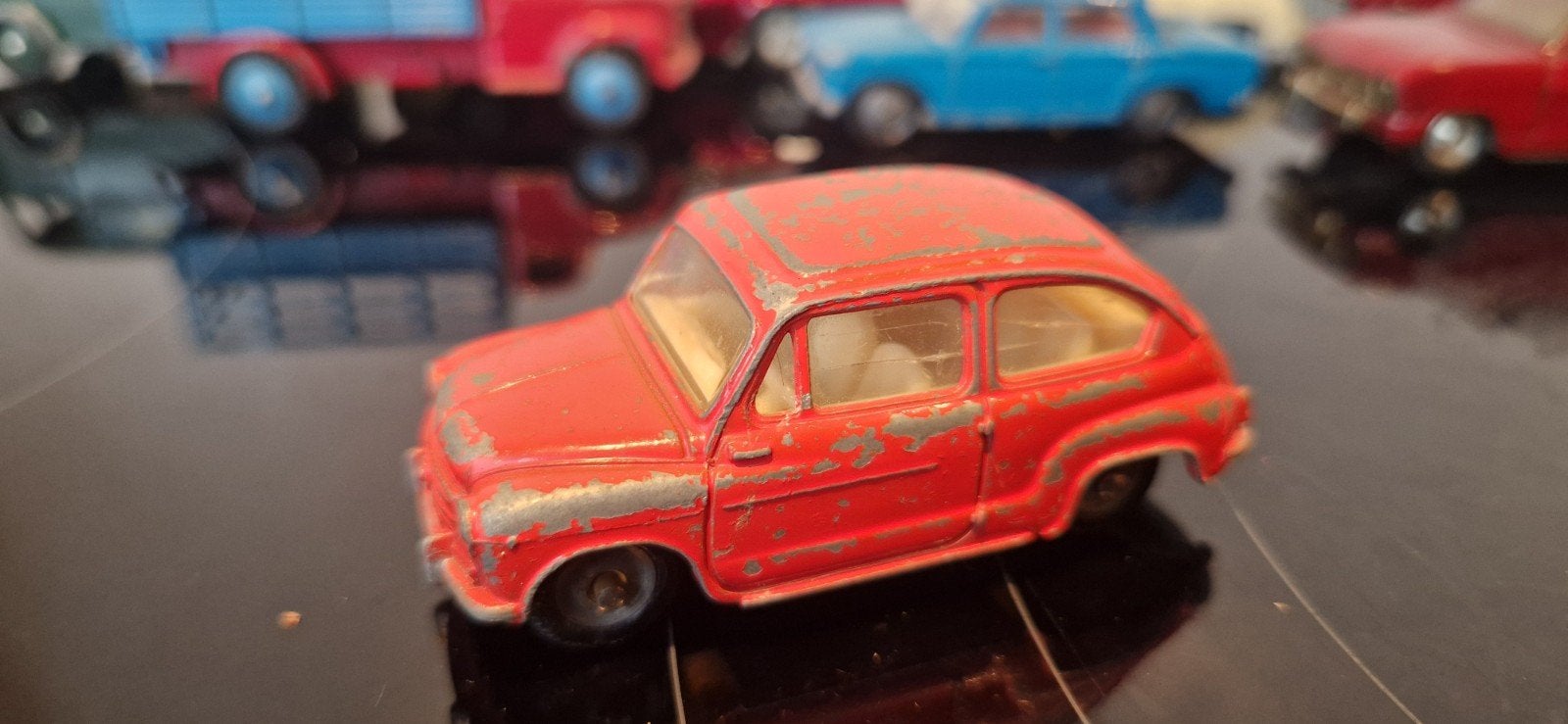 Dinky toys fiat 600, Ophalen of Verzenden, Gebruikt, Auto, Dinky Toys