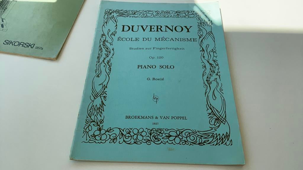 Pianoboek, Duvernoy ecole du mecanisme opus 120, Ophalen of Verzenden, Gebruikt, Artiest of Componist, Klassiek