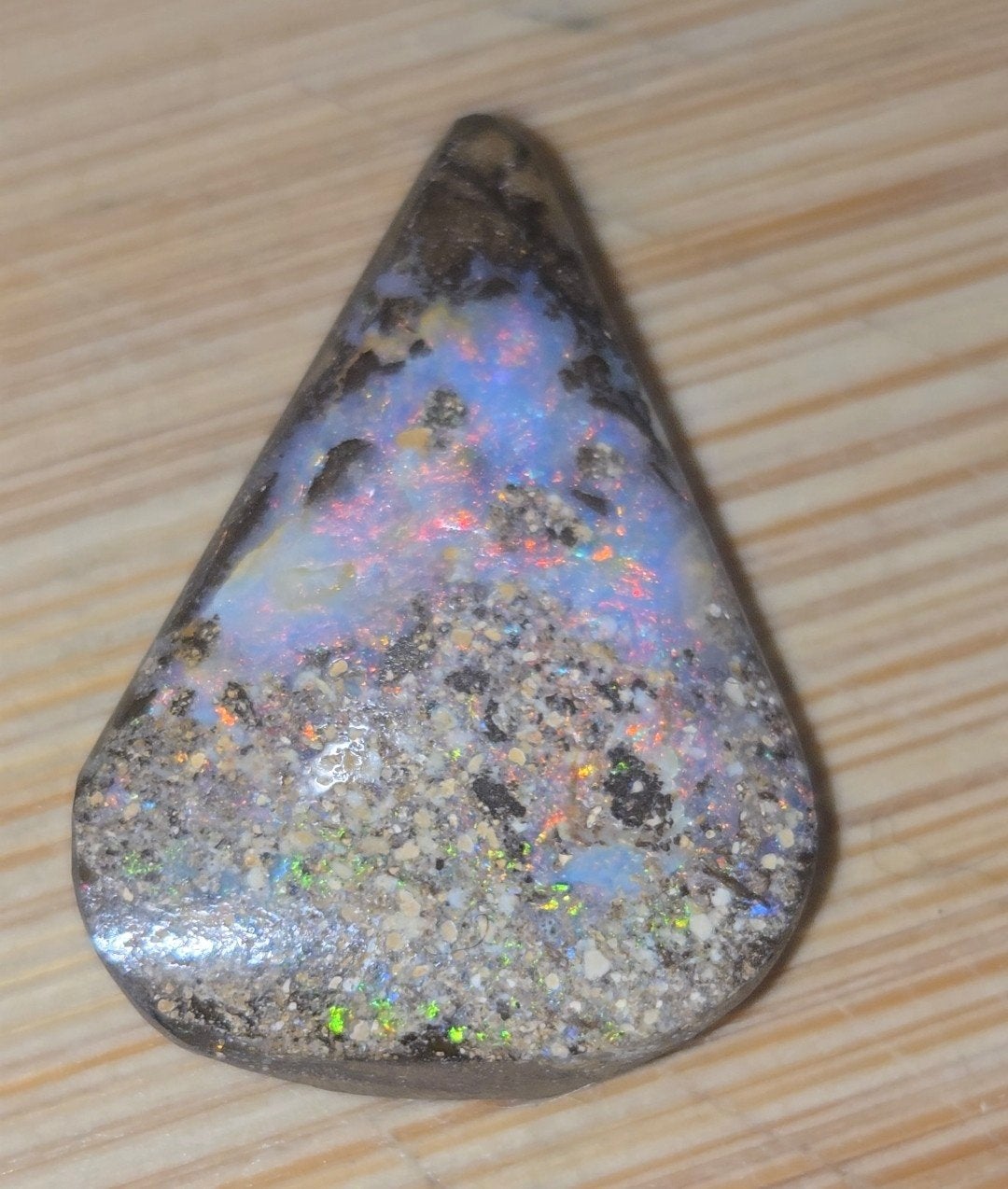 Australische Boulder Opaal, Sieraden, Tassen en Uiterlijk, Ophalen of Verzenden, Zo goed als nieuw