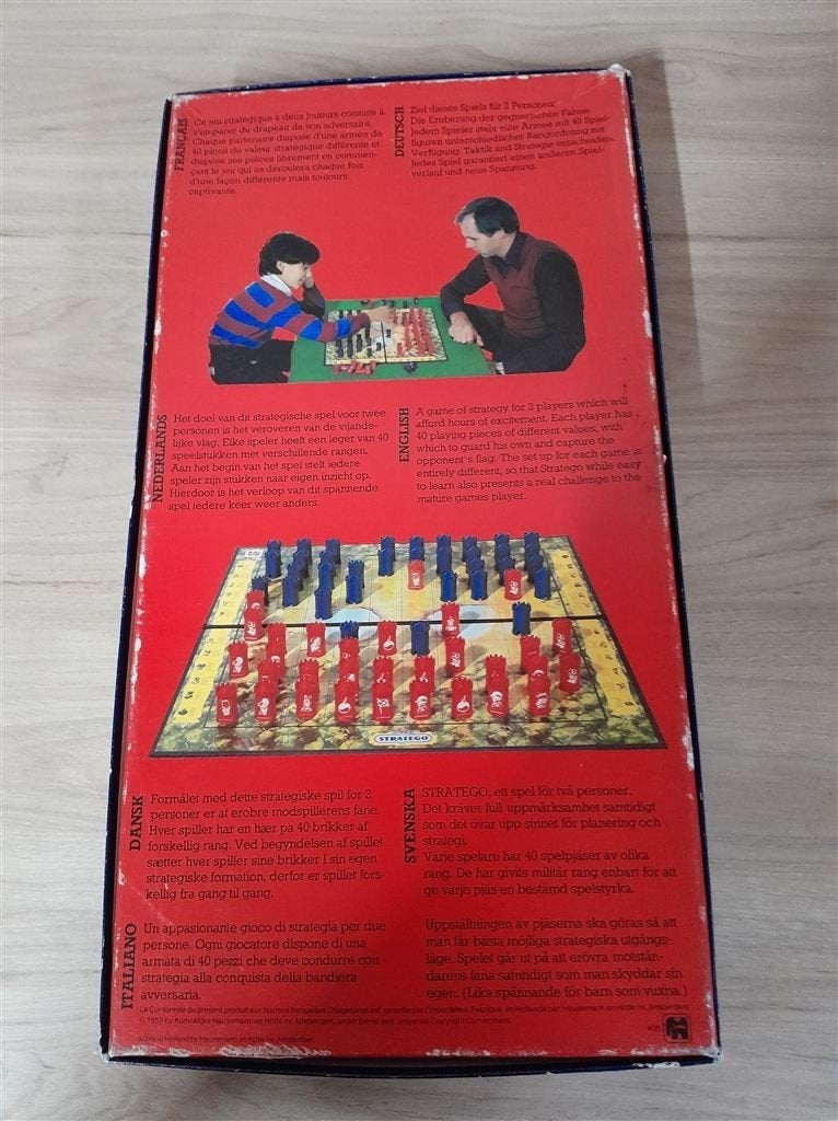 Stratego blauwe doos - s1358, Verzenden, Zo goed als nieuw
