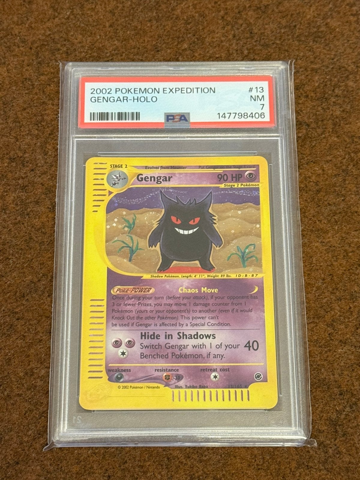 Gengar Holo - Expedition - 13/165, Verzenden, Zo goed als nieuw