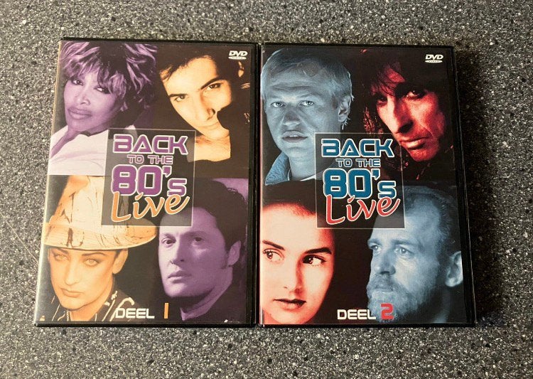 Back To The 80's Live In Concert: Deel 1+2, Alle leeftijden, Ophalen of Verzenden, Zo goed als nieuw