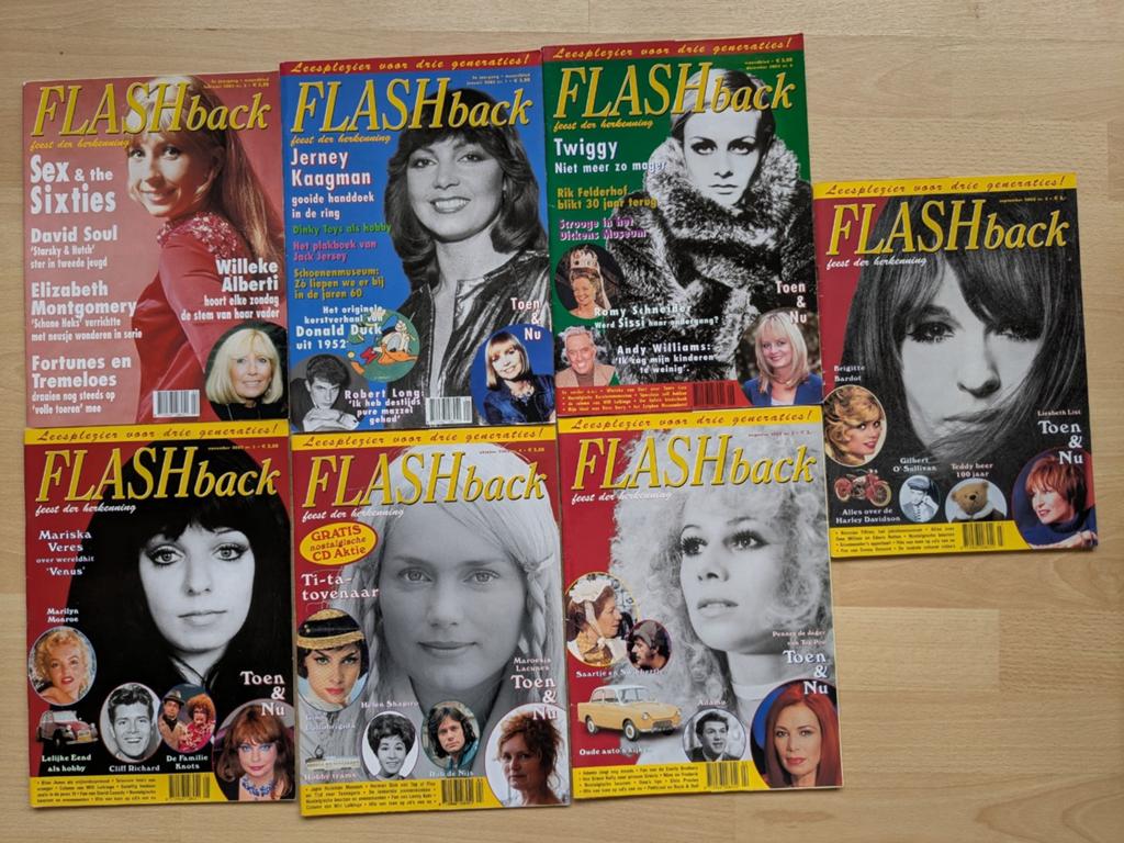7 Flashback magazines, Ophalen of Verzenden
