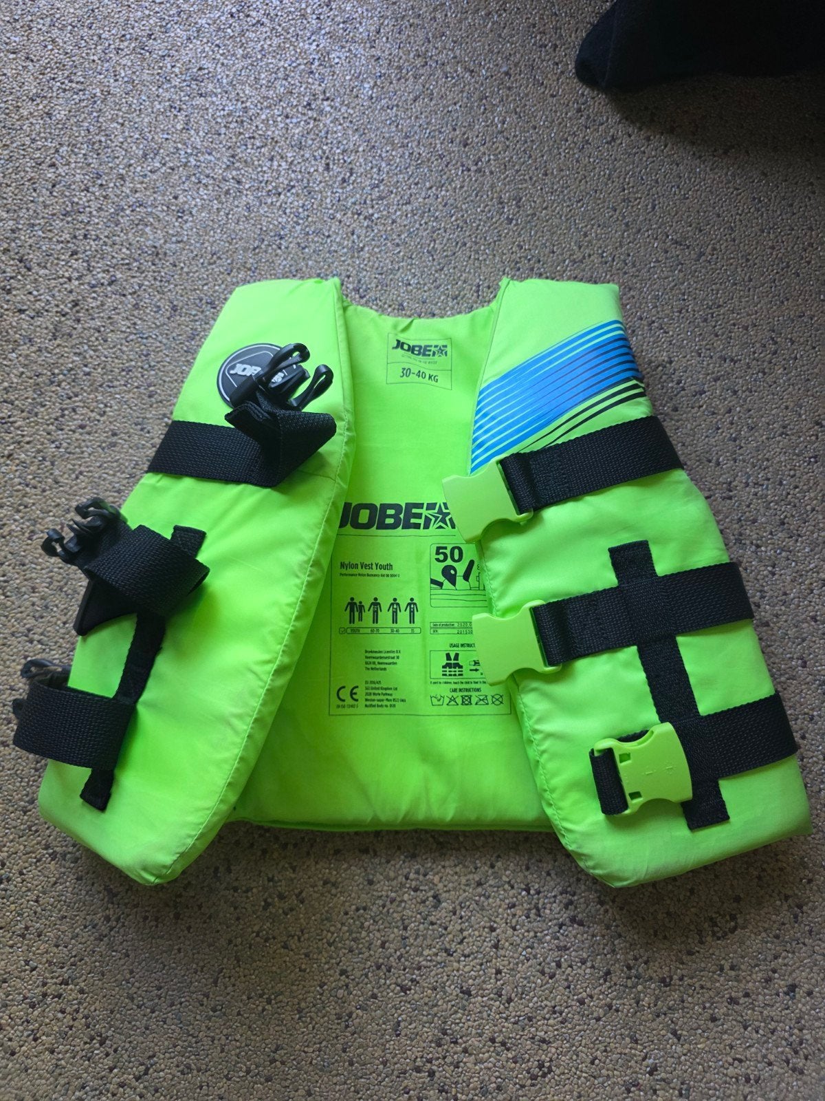 Jobe Nylon Vest Youth - Zwemvest 30-40 kg, Watersport en Boten, Watersportkleding, Ophalen of Verzenden, Gebruikt