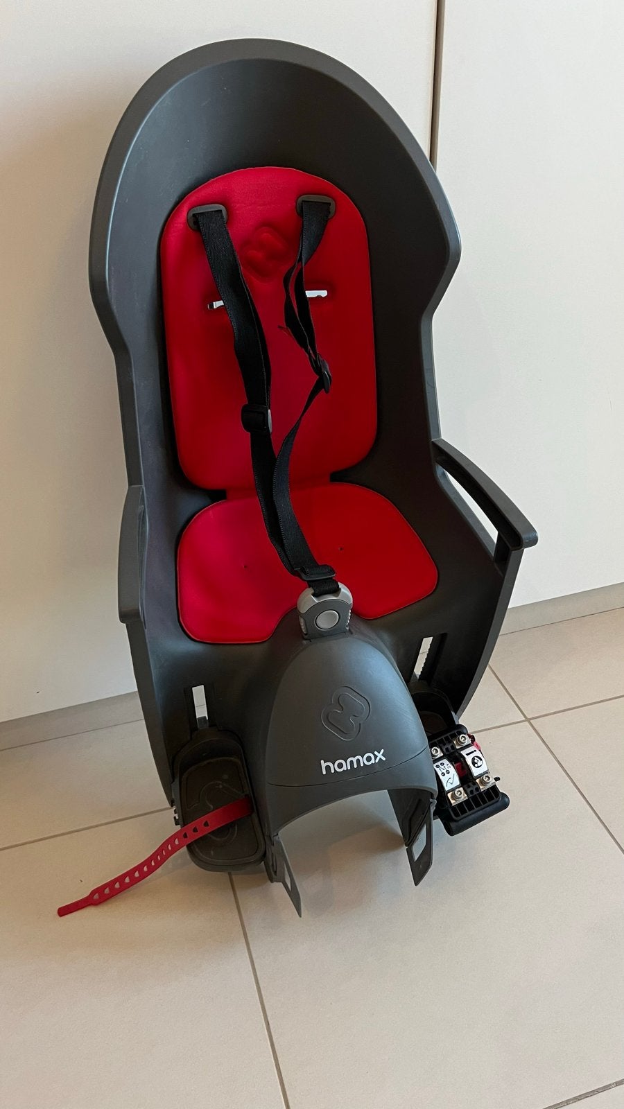 Hamax Smiley Kinderdrager voor fiets Hamax Buddy, Achterzitje, Voetsteuntjes, 9 t/m 18 kg, Ophalen of Verzenden