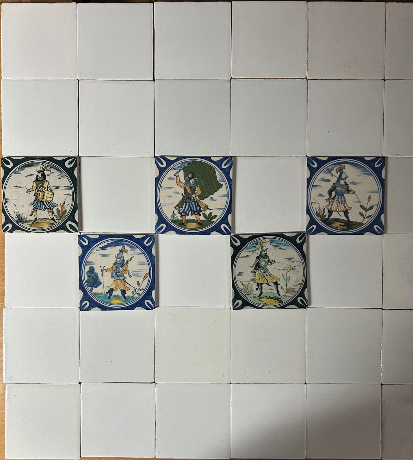 Prachtige combinaties van Friese witjes met Tegeltjes/tablos, Ophalen of Verzenden