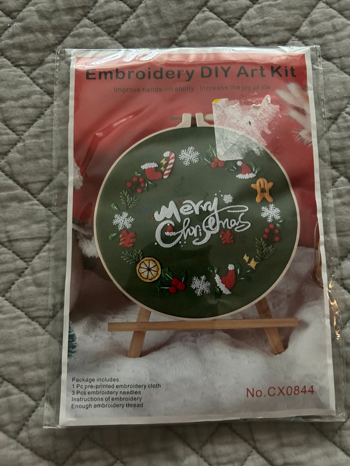 Handwerk voor de kerst borduren nieuw, Ophalen of Verzenden, Zo goed als nieuw