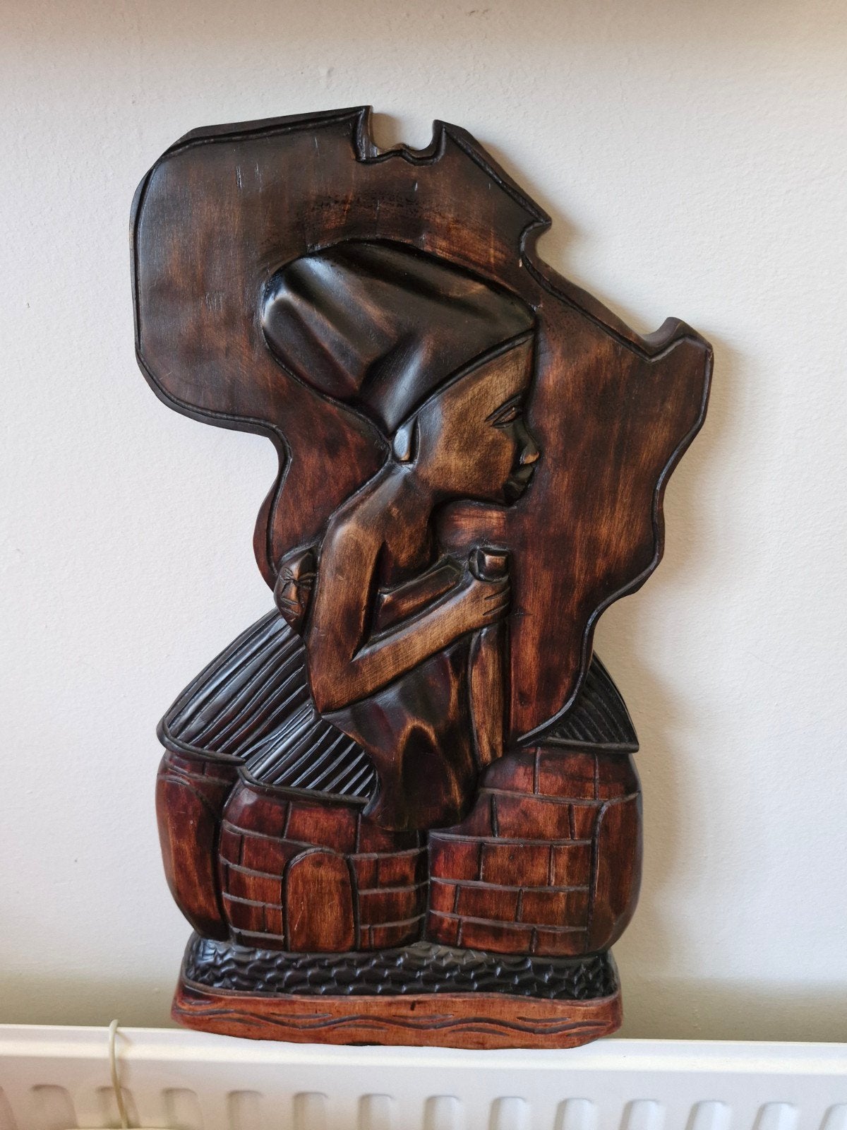 Hout wandbord, Ophalen
