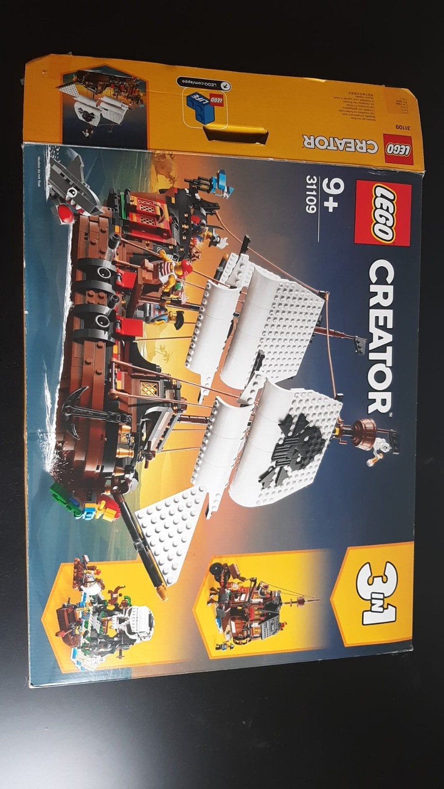 LEGO Creator 3in1 Piratenschip 31109, Ophalen of Verzenden, Gebruikt