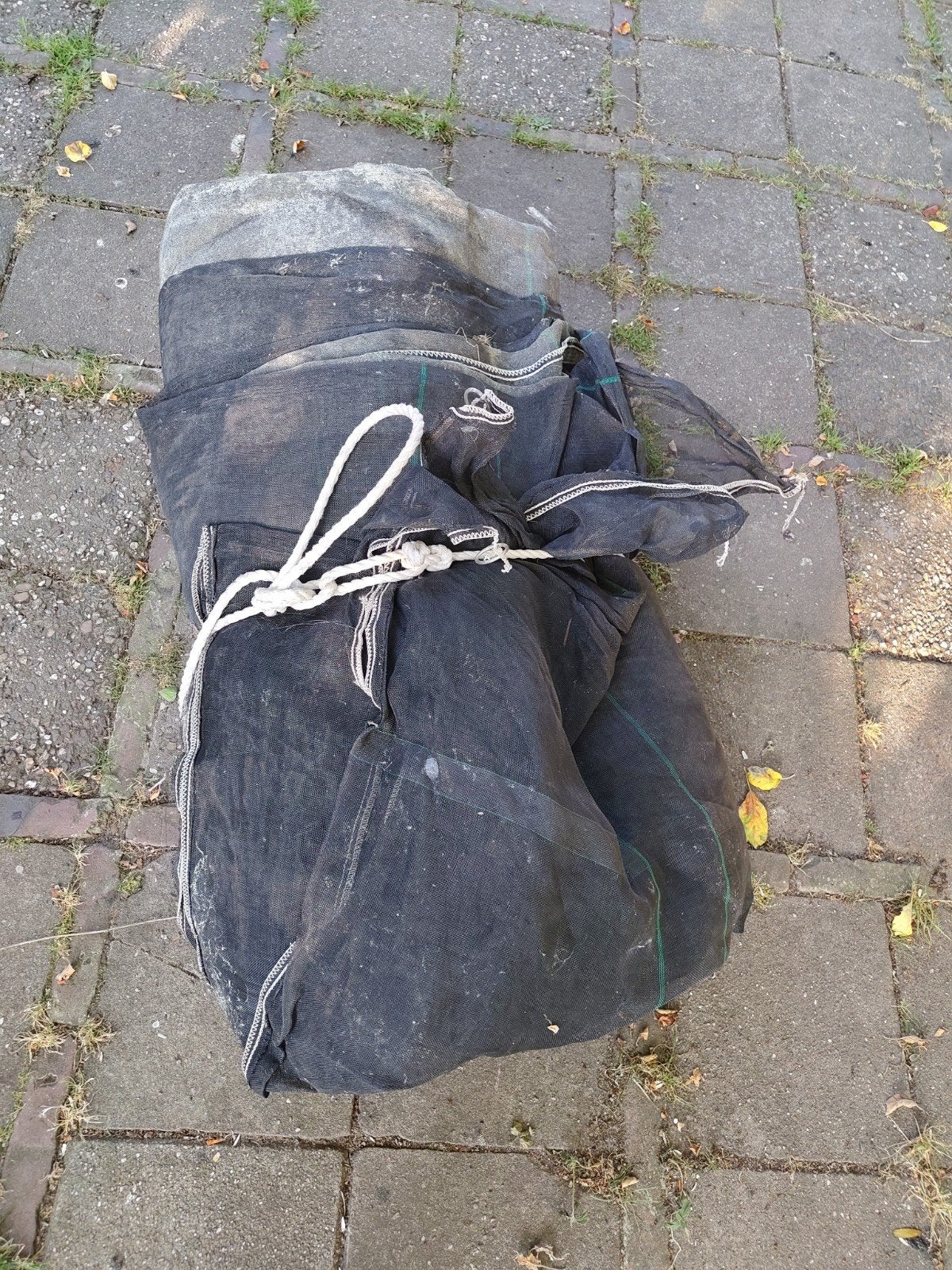 afdeknet vijver, 5 x 10 m, Ophalen, Gebruikt
