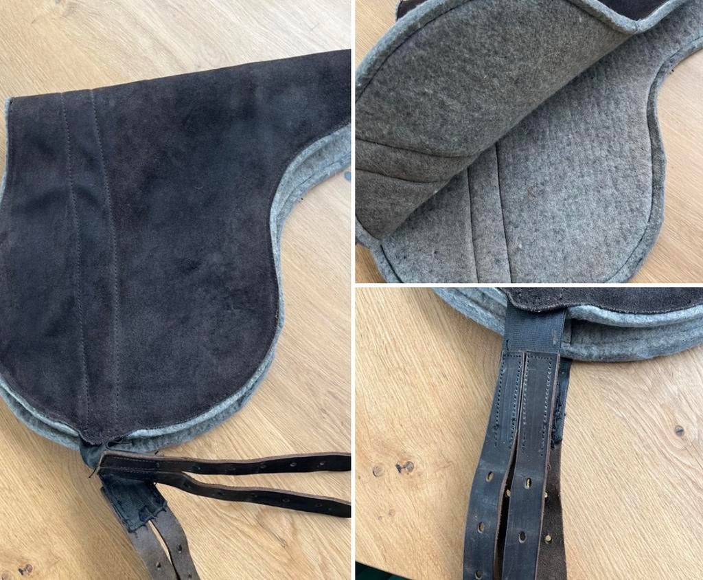 Bare back pad maat cob, Dieren en Toebehoren, Cob (M), Ophalen of Verzenden, Zo goed als nieuw, Grijs