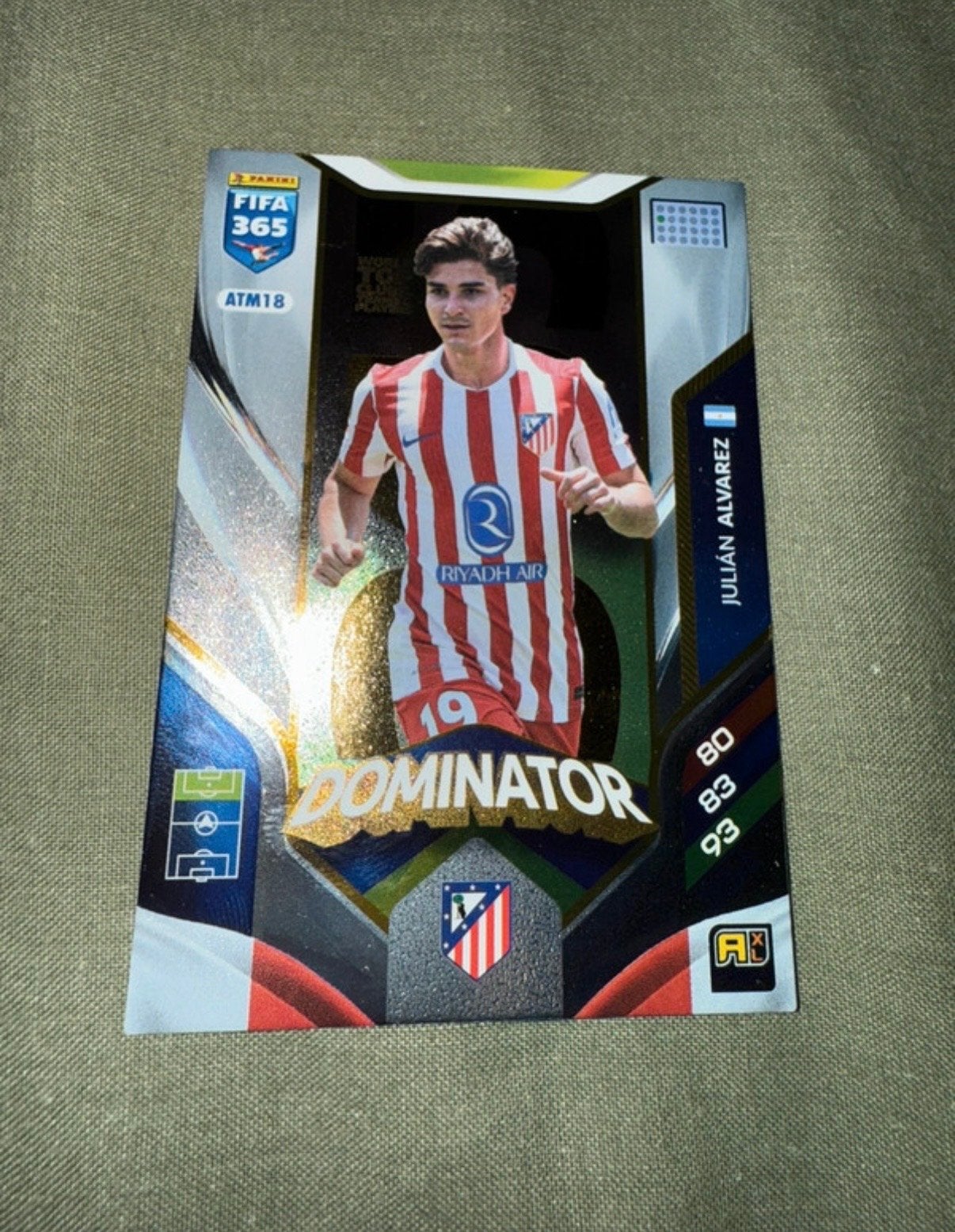 Panini FIFA 365 Adrenalyn XL 2018 Julian Alvarez kaart, Ophalen of Verzenden, Nieuw, Buitenlandse clubs, Spelerskaart