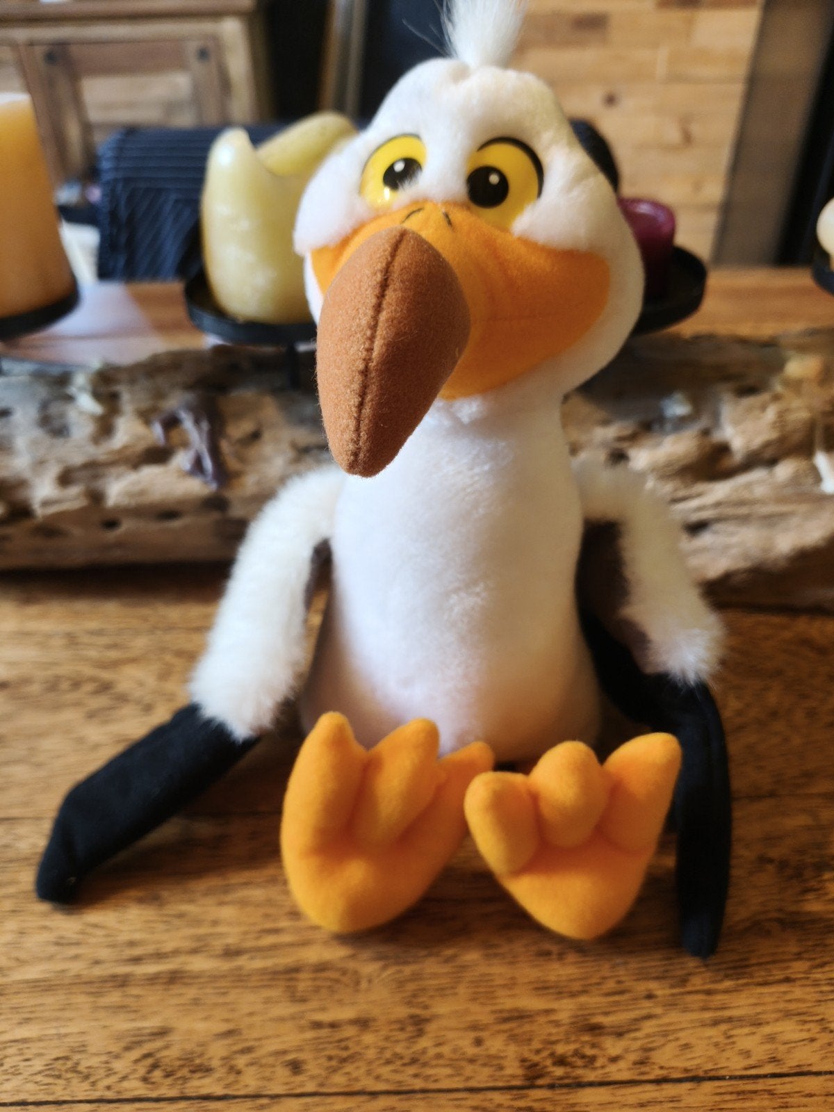 Vintage De Kleine Zeemeermin Scuttle Knuffel (1993), Disney, Overige typen, Ophalen of Verzenden, Met label