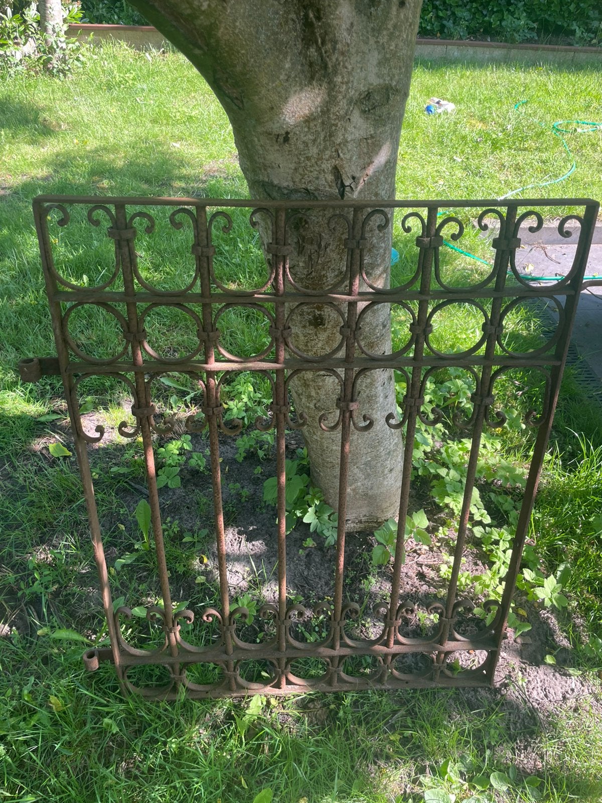 Oud hekwerk, Tuin en Terras, Tuinhekken en Hekwerk, Ophalen, Zo goed als nieuw, IJzer, Tuinhek