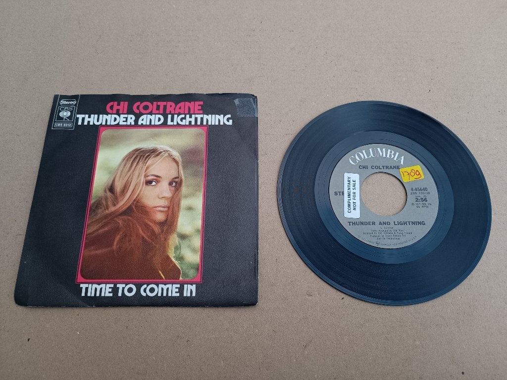 Single: Chi Coltrane - Thunder And Lightning (1972), Cd's en Dvd's, Vinyl Singles, Verzenden, Gebruikt, 7 inch, Pop