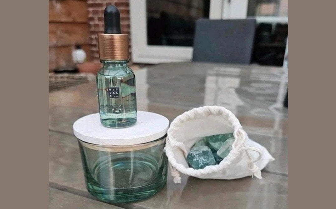 Rituals The Ritual of Jing Stone Diffuser nieuw, Huis en Inrichting, Woonaccessoires | Overige, Nieuw, Steen/keramiek, Groen, Ophalen of Verzenden