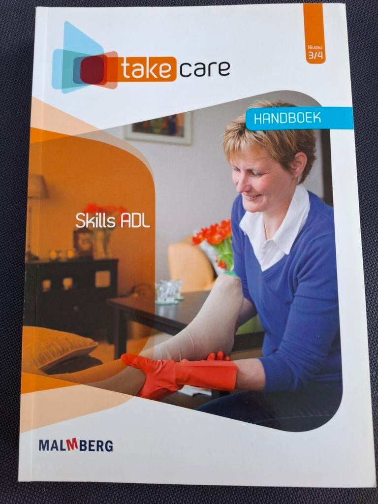 Take Care Handboek Skills ADL, niveau 4, Ophalen of Verzenden, Zo goed als nieuw, Overige niveaus, Nederlands