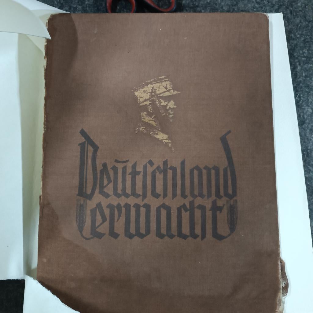 WWII GERMANY NSDAP ADVERTISING CARD ALBUM, Verzamelen, Verzenden, Overige soorten, Duitsland, Overige typen