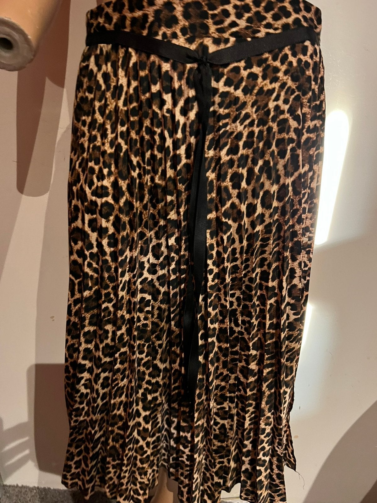 ZARA plooien rok maat L ZGAN, Bruin, Zara, G, Maat 42/44 (L)