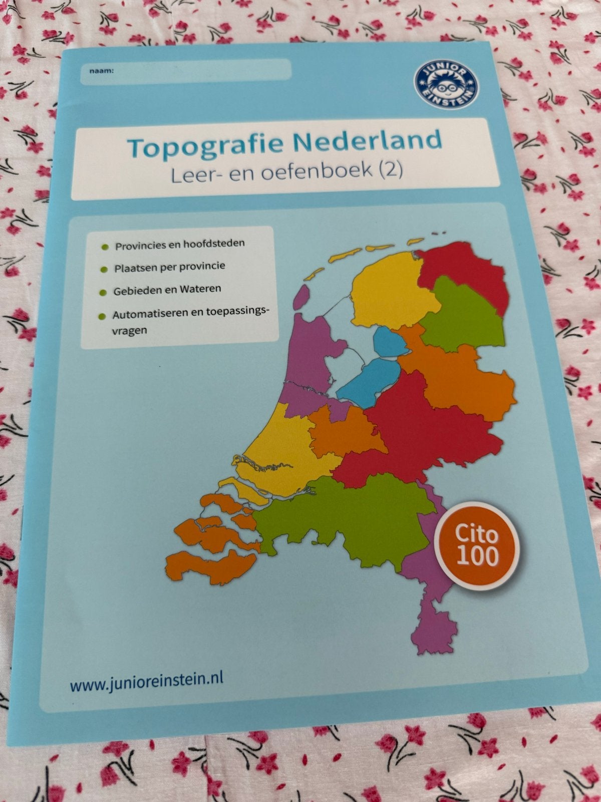 Topografie Nederland Leer- en oefenboek (1) en (2), Ophalen of Verzenden, Zo goed als nieuw