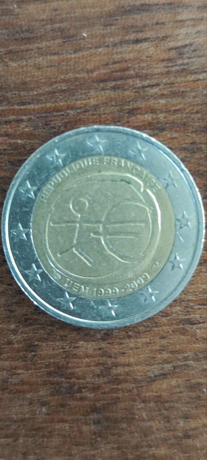 Zeldzame Franse 2 Euro munt 1999-2009, Ophalen of Verzenden, Frankrijk, 2 euro, Losse munt