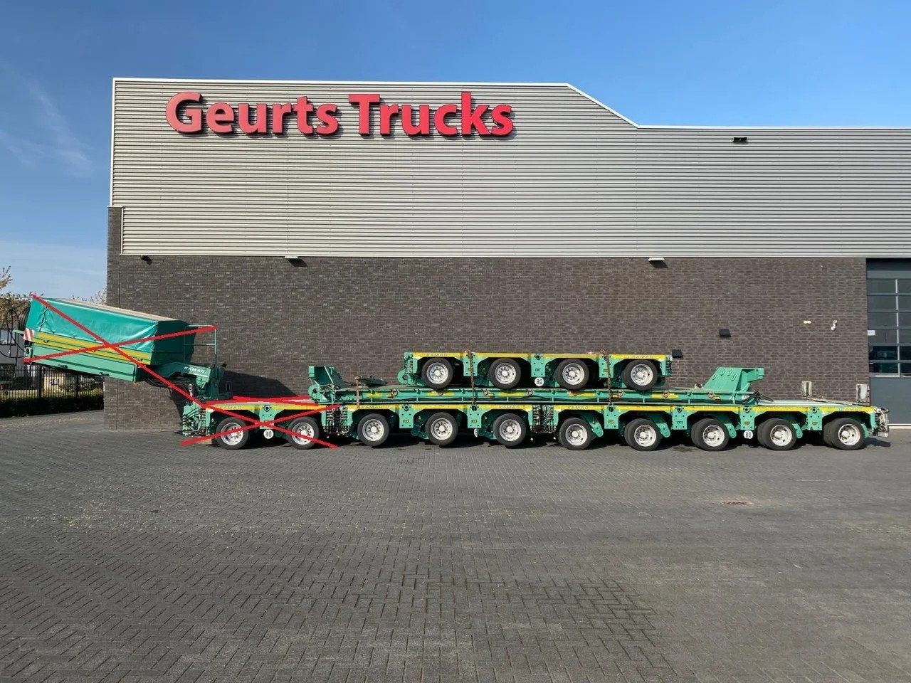KAMAG K22 12 MODULE AXEL LINES WITH GREINER BED (bj 2010), Overige brandstoffen, Bedrijf, Aanhangers en Opleggers, Te koop