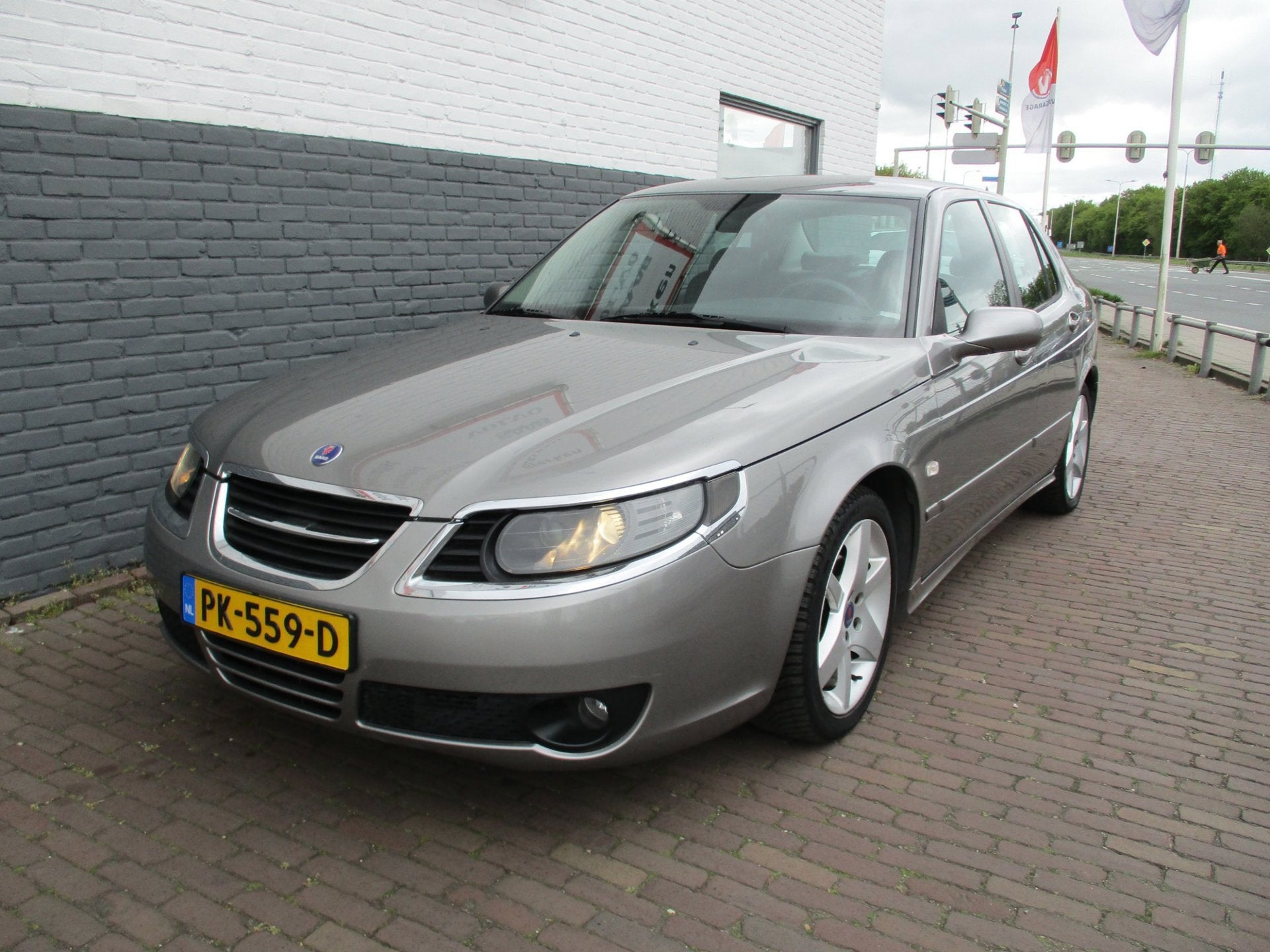 Saab 9-5 2.0t Linear Business, Auto's, Saab, 4 cilinders, 150 pk, 1505 kg, Automatische klimaatregeling