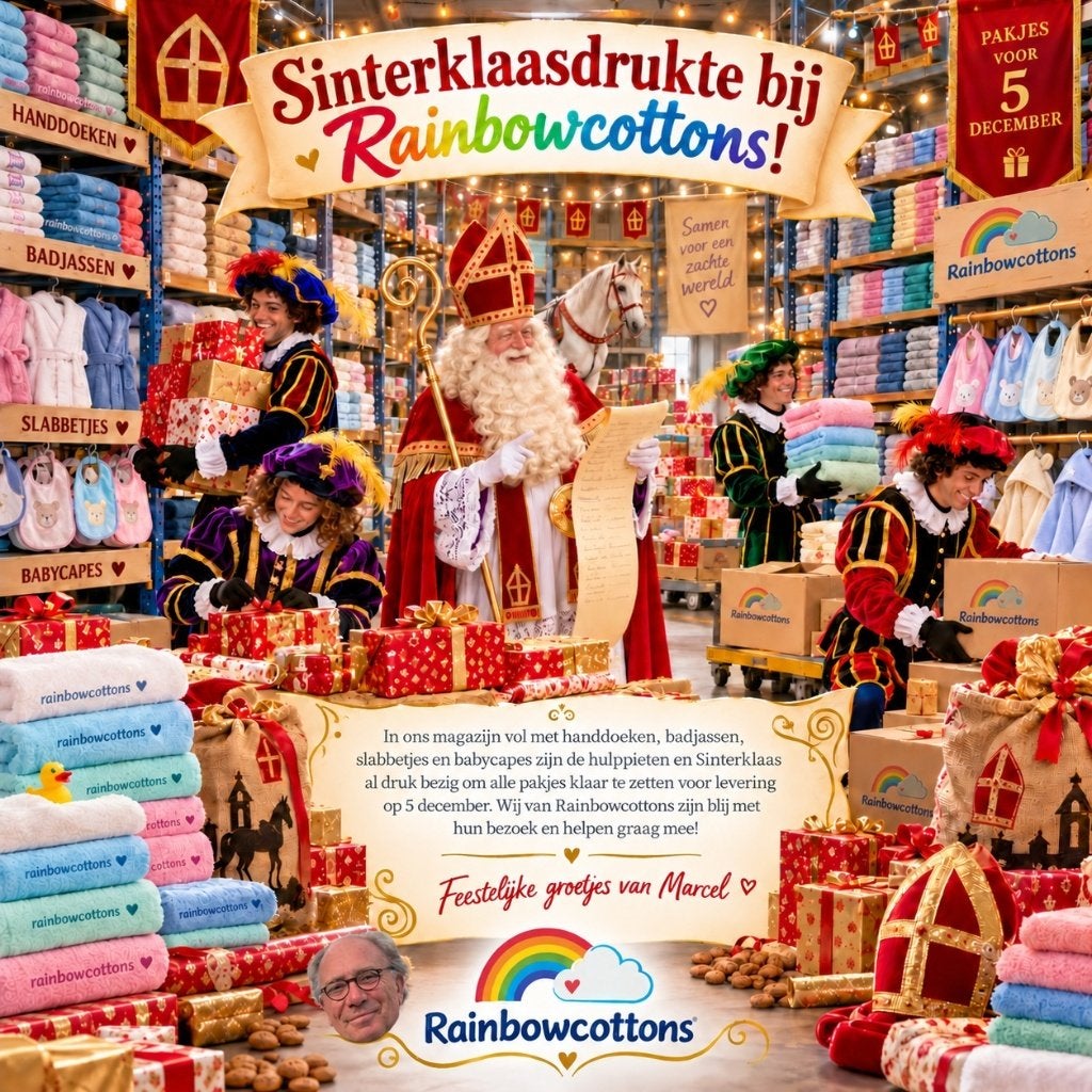SINTERKLAAS in AANTOCHT HANDDOEKEN BADJASSEN, Overige kleuren, Verzenden, Overige merken, Handdoek