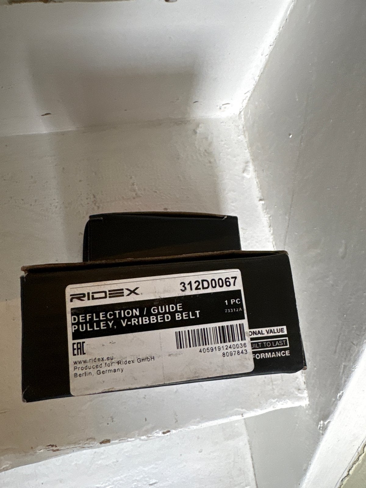 2x nieuwe RIDEX 312D0067 geleiderol/omlooprol voor multiriem, Ophalen of Verzenden, Nieuw, Overige automerken