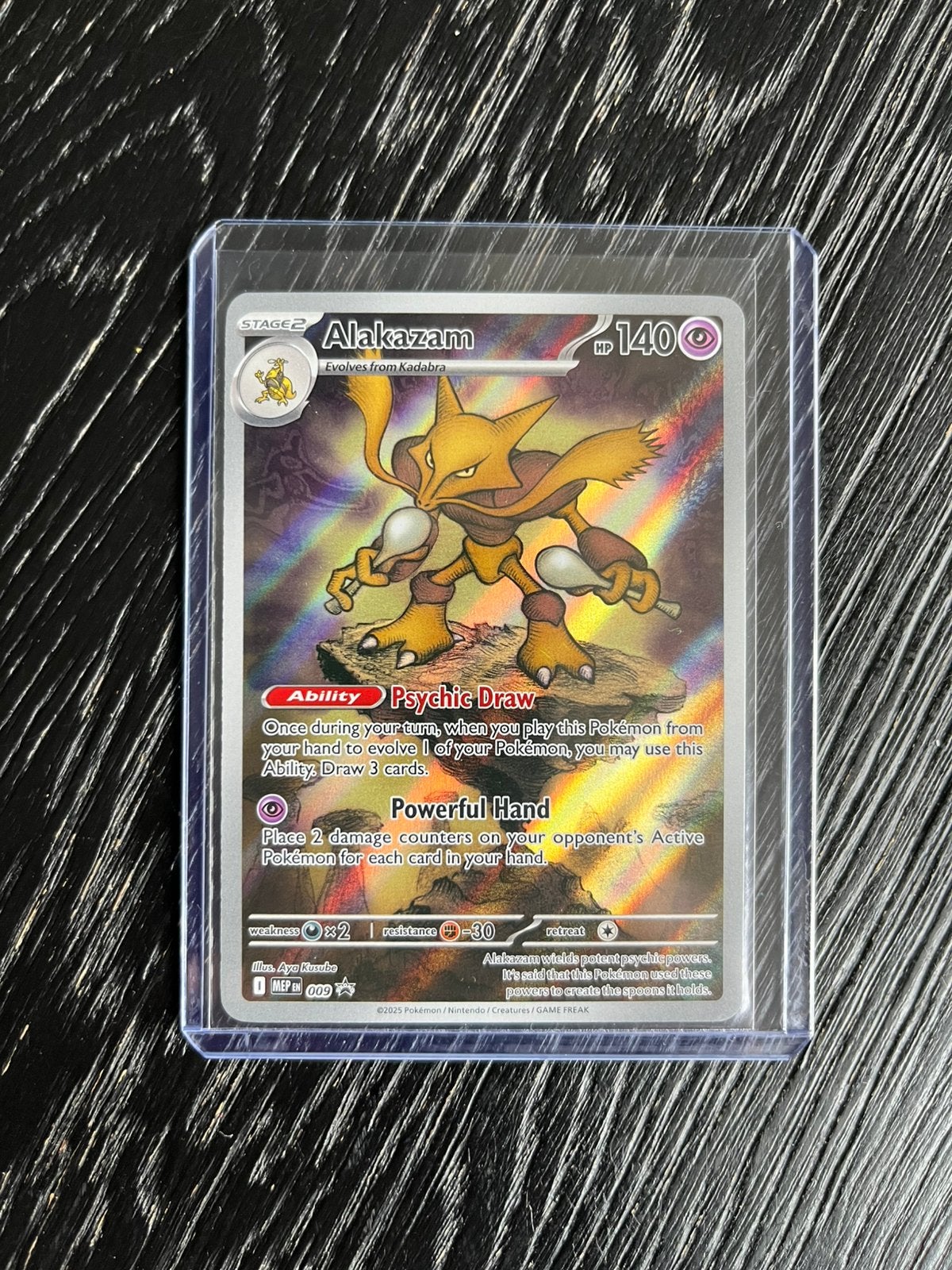MEP 009 Alakazam Mega Evolution, Ophalen, Zo goed als nieuw