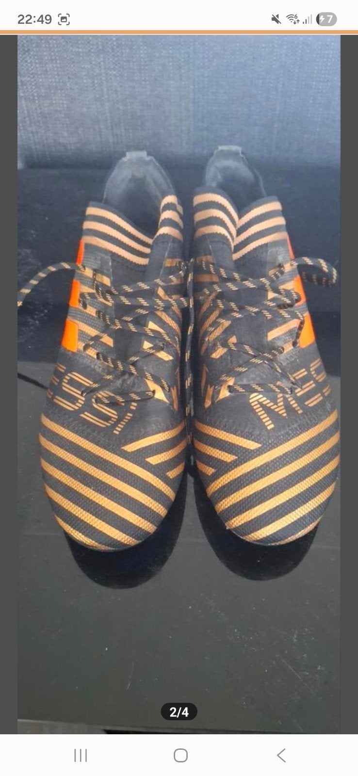 Nieuw! Adidas Messi voetbalschoenen - Zwart/Goud maat 43,5, Schoenen, Nieuw, Maat L, Ophalen of Verzenden
