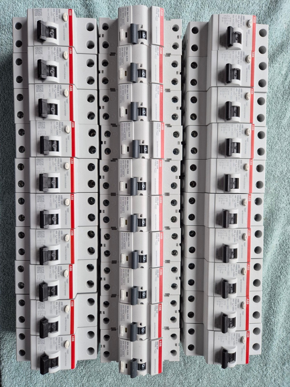 ABB 1-fase  40Amp 30ma aardlekschakelaars, Frankeneng 15, 6717 AP Ede, Nederland, Aardlekschakelaar, Ophalen of Verzenden, Zo goed als nieuw