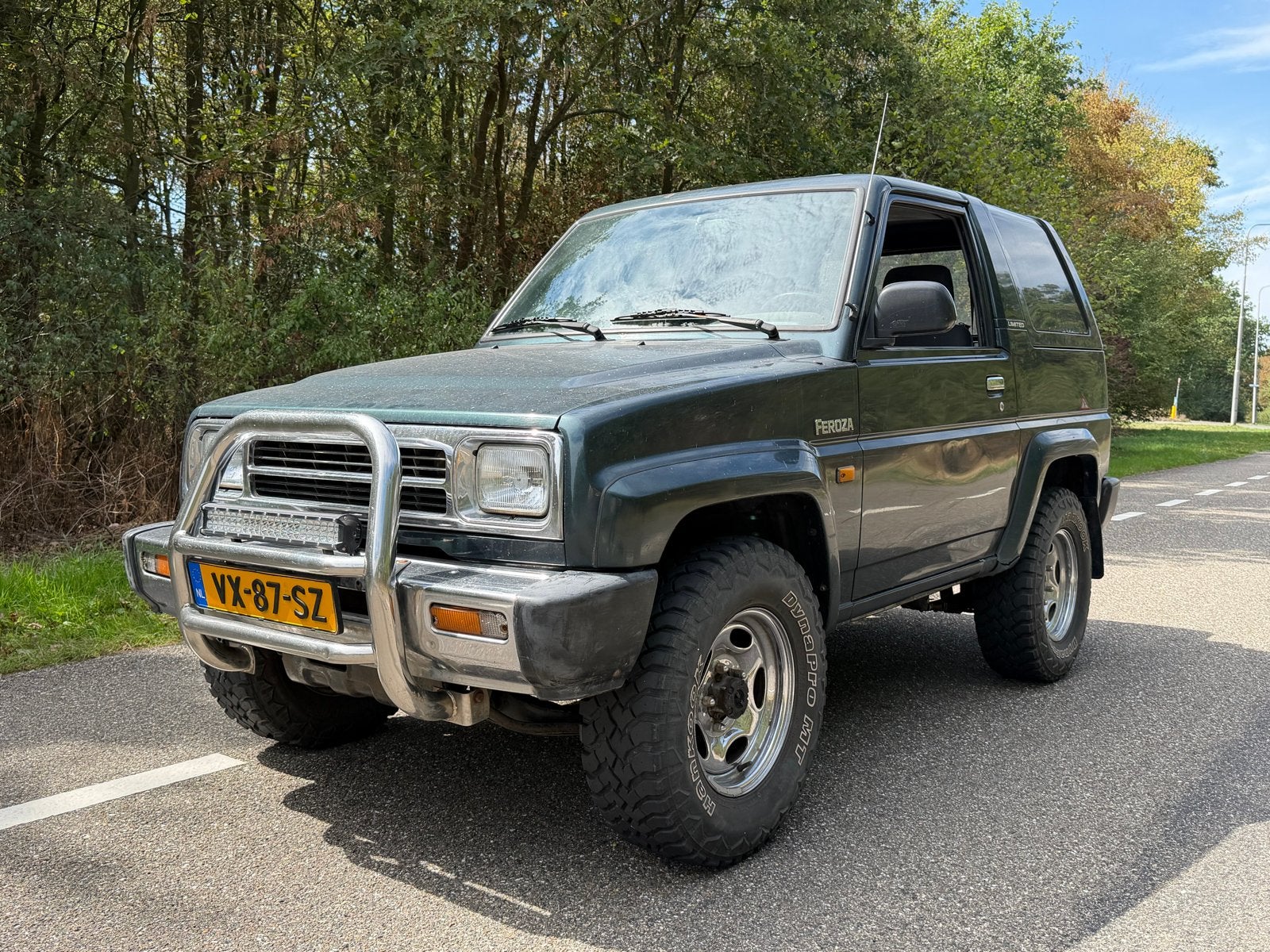 Daihatsu Feroza 1.6 Resintop EL II INJ 4WD 1993, Auto's, Bestelauto's, Stof, Daihatsu, Origineel Nederlands, Handgeschakeld