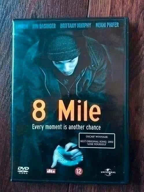 8 Mile DVD - Eminem, Kim Basinger, Brittany Murphy, Vanaf 12 jaar, Ophalen of Verzenden, Gebruikt, Overige genres